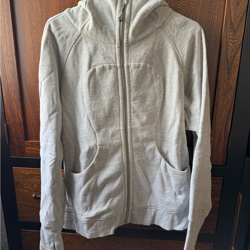 Lululemon scuba Gray Zip-Up Hoodie